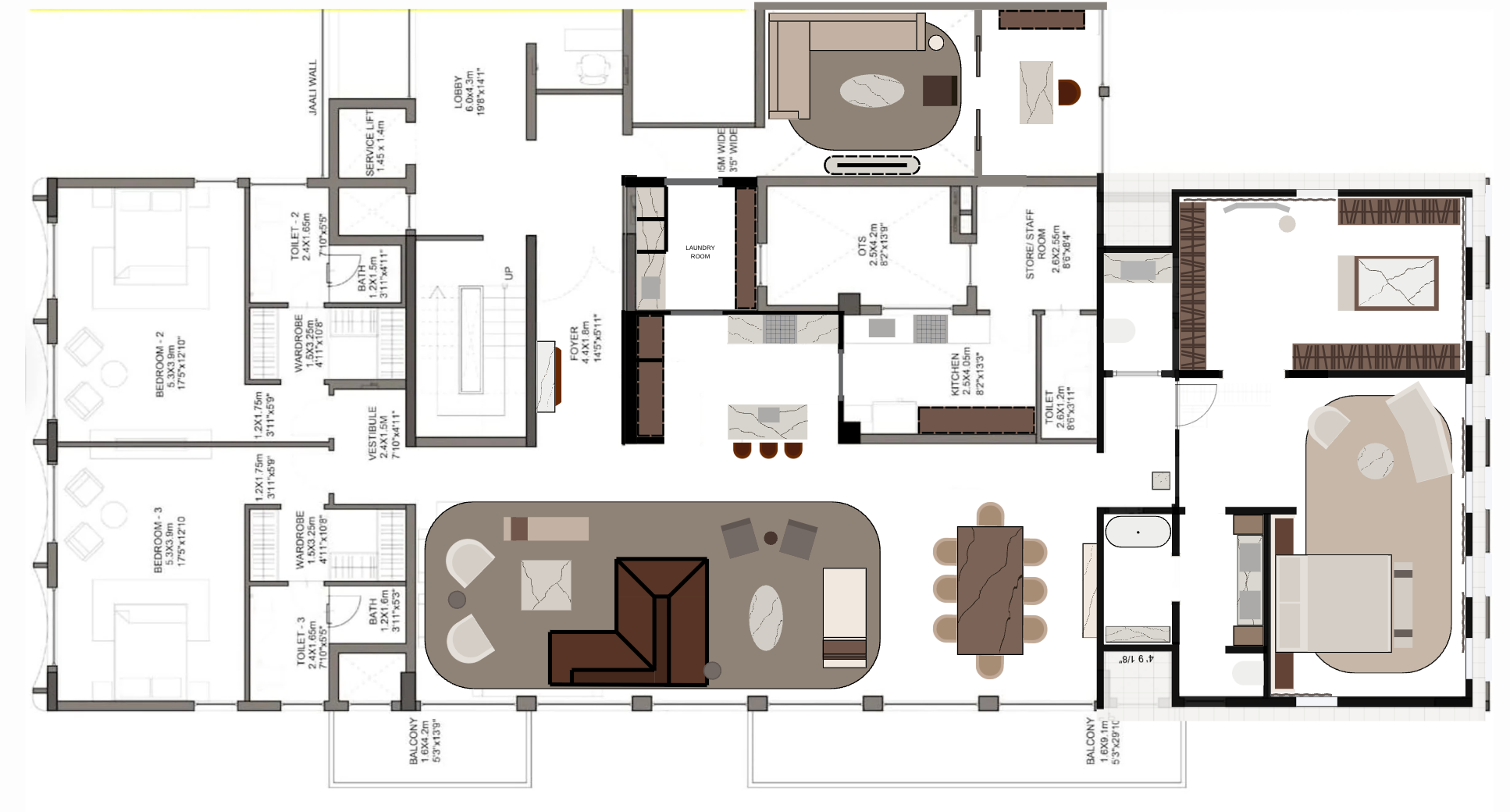 Floor plan drawing