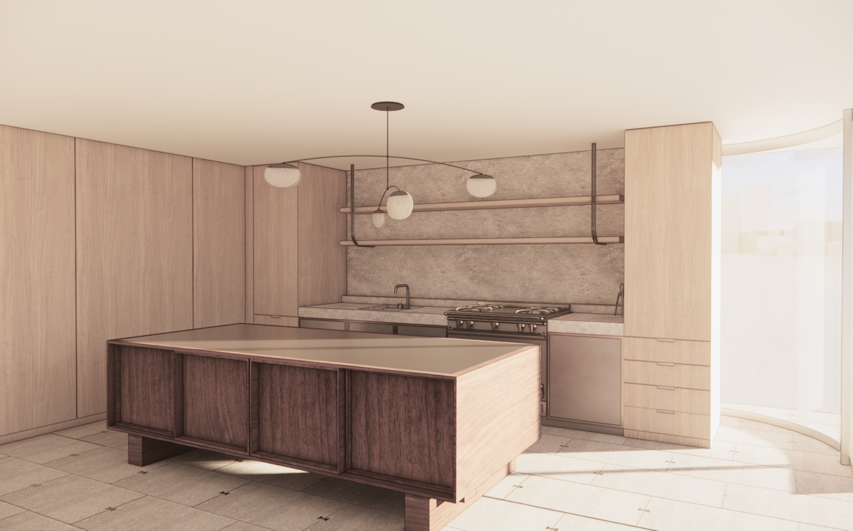 Kitchen interior design